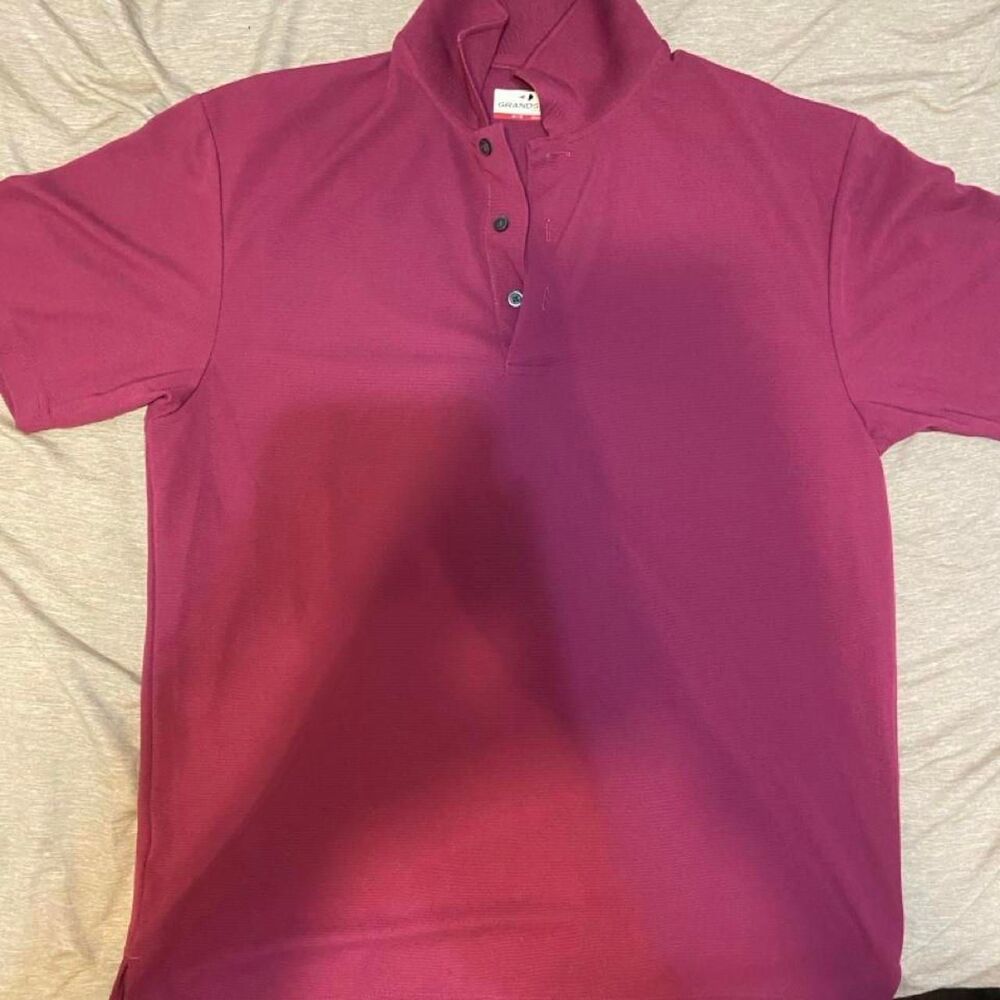 Burgundy Polo Size M